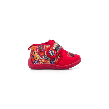 Pantofole da bambino rosse con stampa Cars, Scarpe Bambini, SKU p431000088, Immagine 0